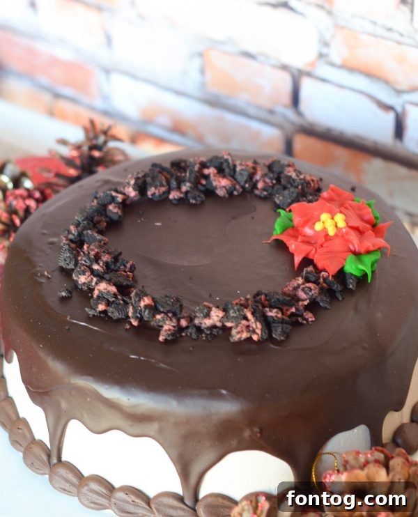 Baskin-Robbins Ganache Poinsettia Cake and Peppermint & Winter OREO Polar Pizza for the Holidays