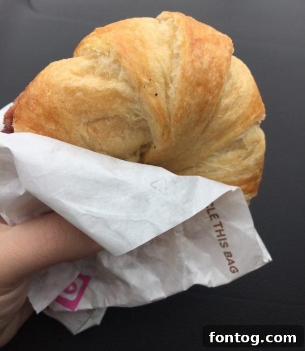 Dunkin' Wake-Up Wrap with Sweet Black Pepper Bacon, a lighter breakfast option