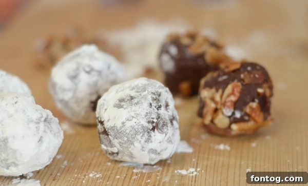 Bittersweet Chocolate Truffles #JustAddMagic #ad