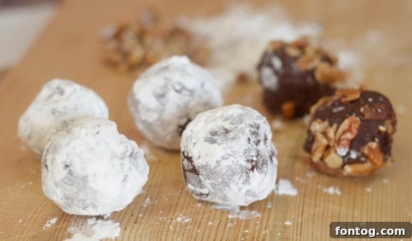 Bittersweet Chocolate Truffles #JustAddMagic #ad