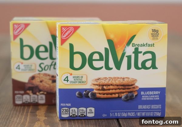 belVita Breakfast Biscuits in original packaging