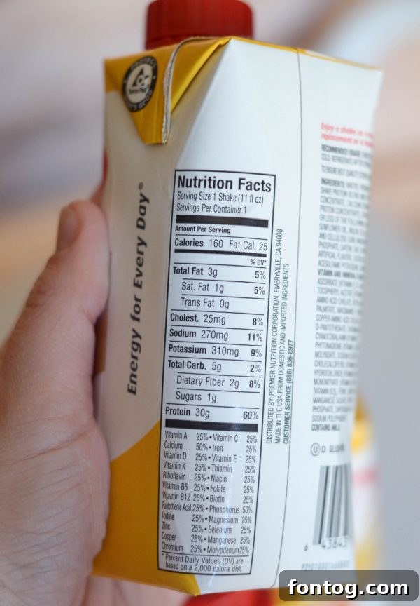 Premier Protein for sustained energy and healthy eating habits