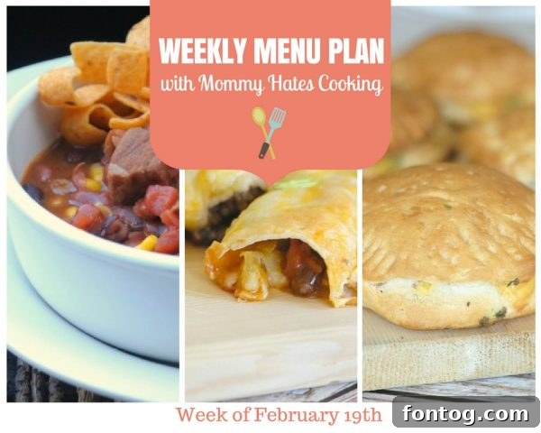 Delicious Weekly Menu Plan for Easy Family Dinners