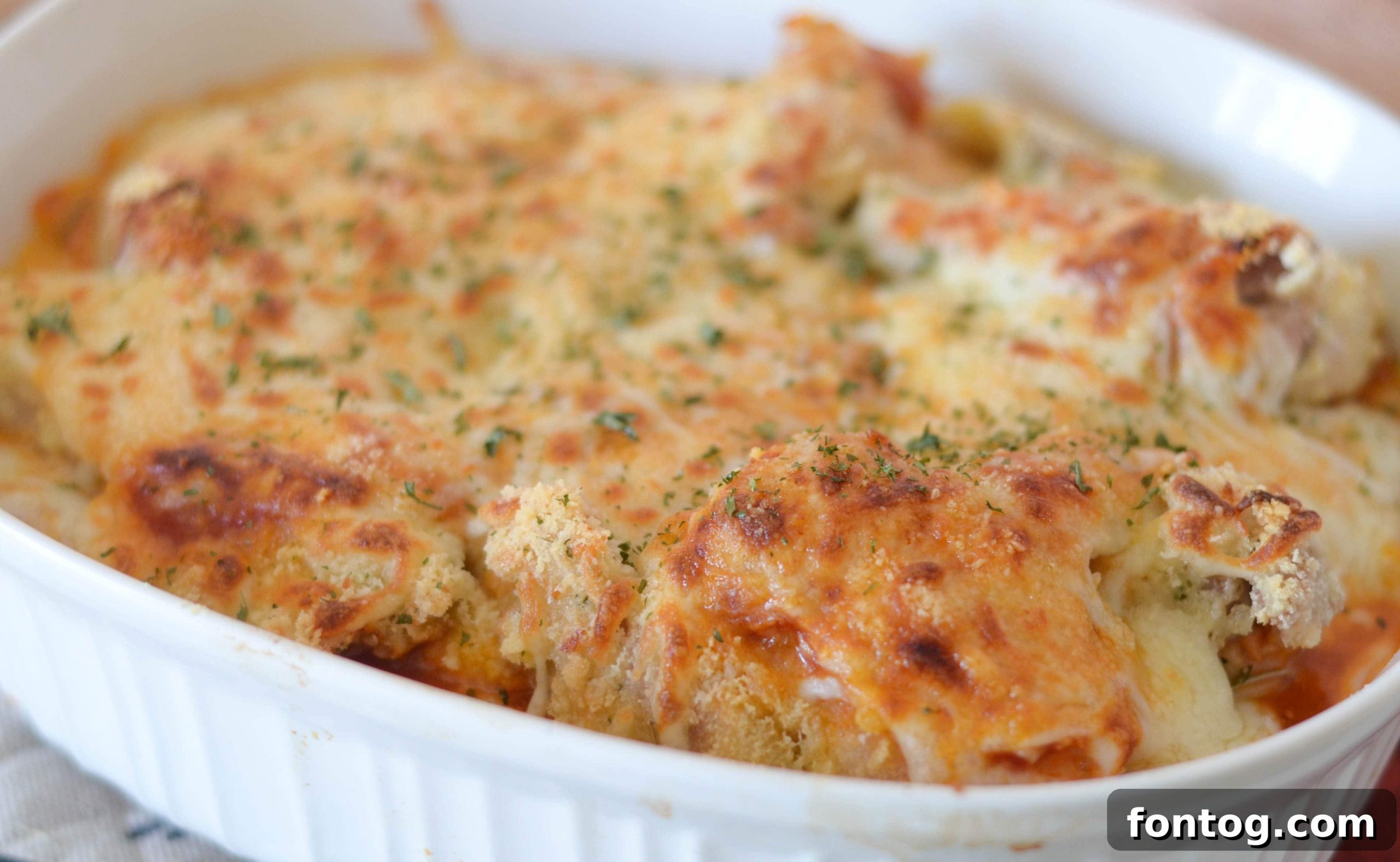 Chicken Parmesan with Spaghetti Squash recipe image