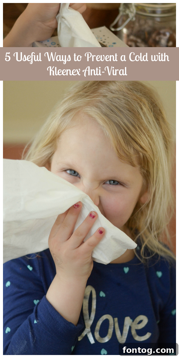 Effective strategies to prevent colds and flu with Kleenex Anti-Viral tissues