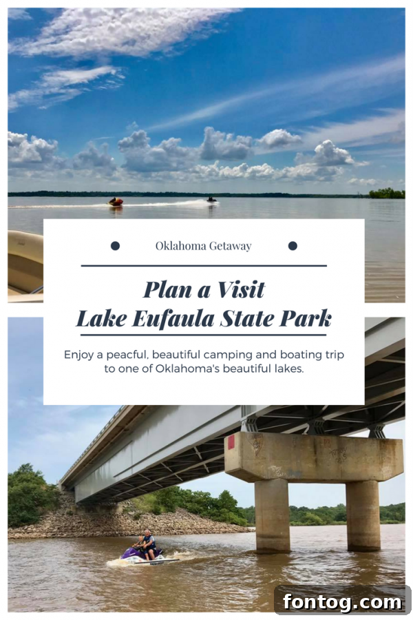 Oklahoma Getaway - Scenic view of Lake Eufaula State Park