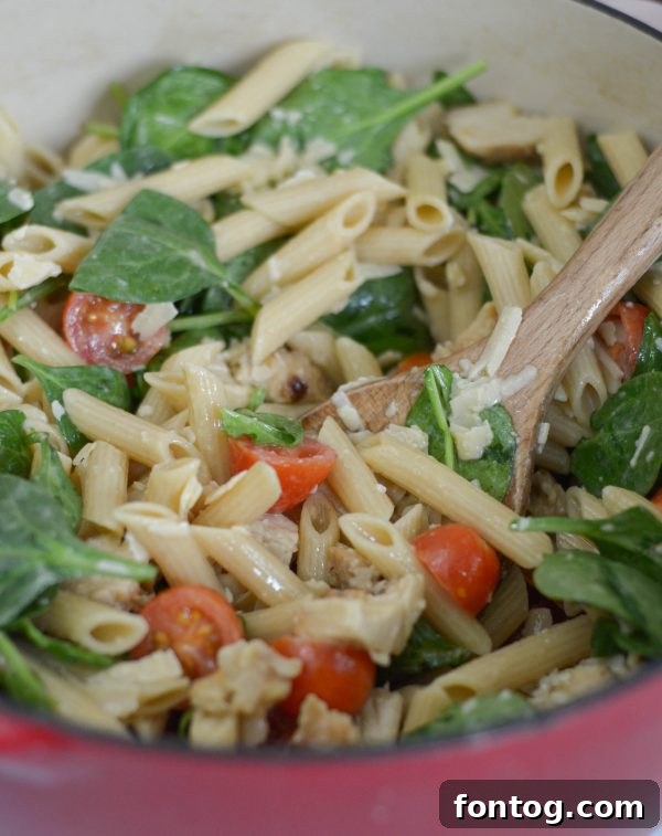 Chicken Caesar Pasta Salad #BarillaPlus AD