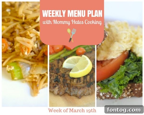 Weekly Family Meal Plan - Delicious & Easy Recipes for a Busy Week