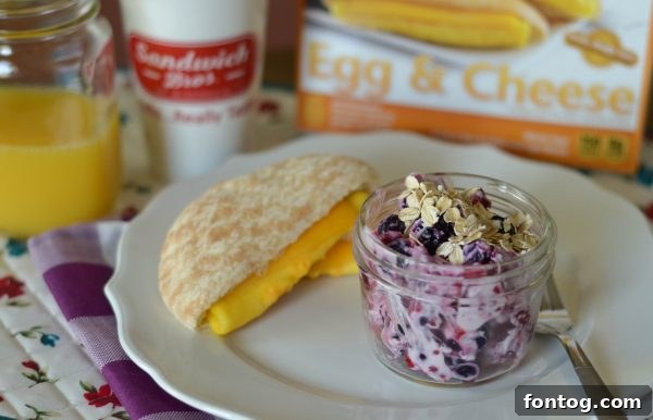 Savory Sandwich Bros. Egg & Cheese on a Pita Pocket