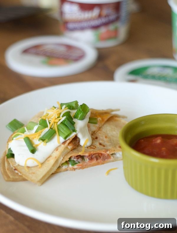 French Onion Chicken Melt Quesadillas 13 Family favorite French Onion Cheesy Chicken Quesadillas recipe