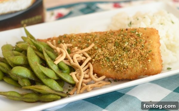 Orange Sesame Baked Cod with Balsamic Edamame 6 Orange Sesame Baked Cod & Balsamic Edamame