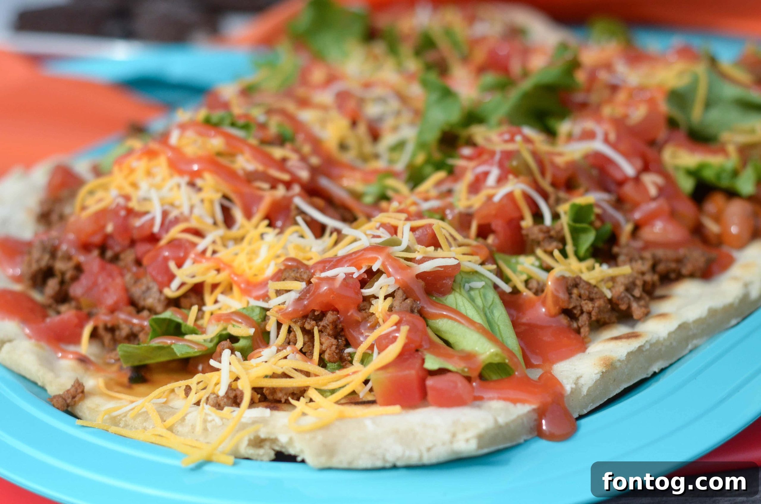 Grilled Taco Flatbread