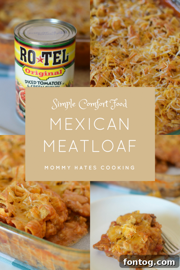 Delicious Mexican Meatloaf with RO*TEL, a family favorite meal perfect for weeknights.