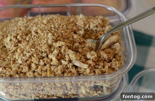 Neatly stacked Rubbermaid BRILLIANCE containers for kitchen organization