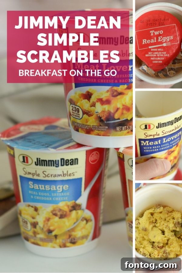 Quick and Easy Breakfast: Jimmy Dean Simple Scrambles for Busy Mornings