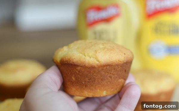 Corn Dog Muffins made with cornbread mix.