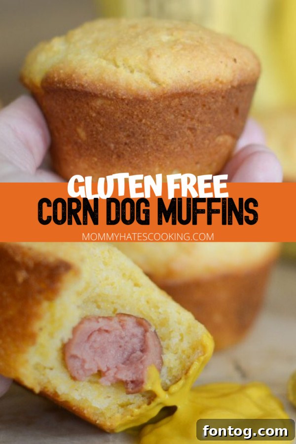 Gluten-Free Corn Dog Muffins for school lunchboxes.