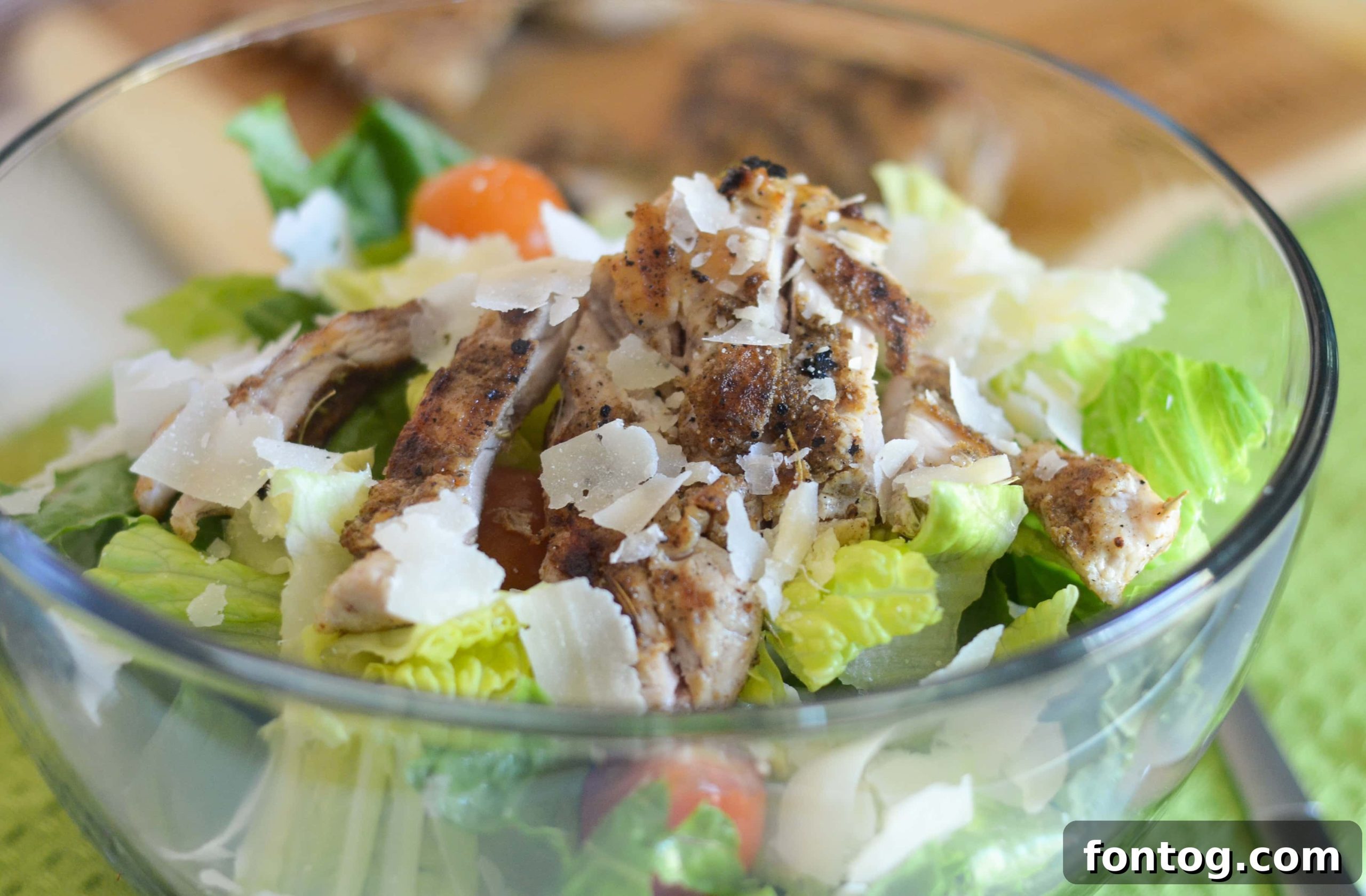 Blackened Chicken Caesar Salad