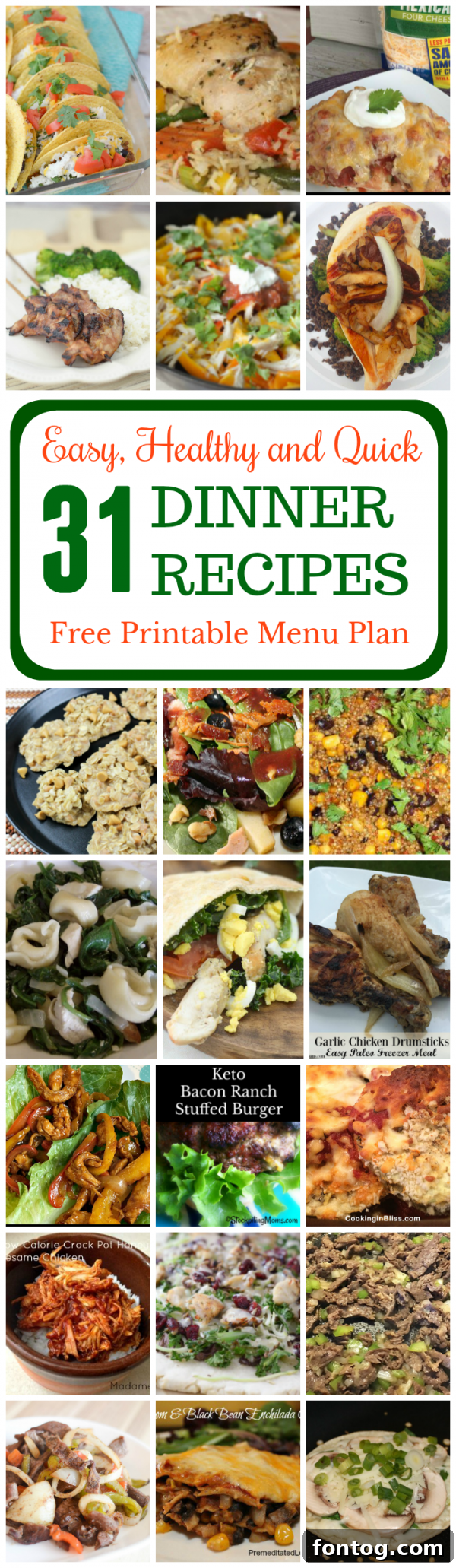 Healthy Meal Plan for August - Delicious Recipes