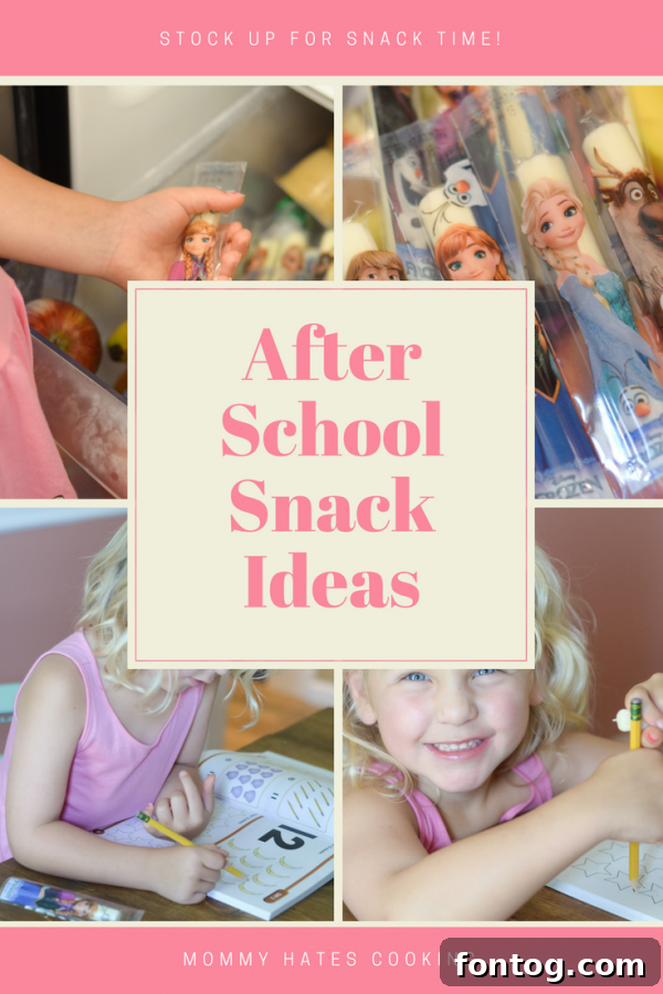 Post-School Power Snacks 2 Delicious and healthy after-school snacks for kids
