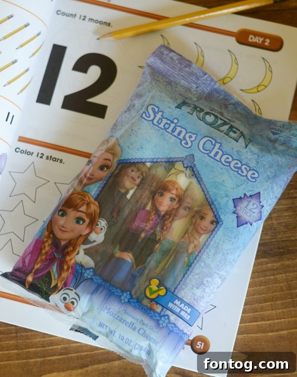 Post-School Power Snacks 4 Close-up of string cheese, a great source of protein and calcium