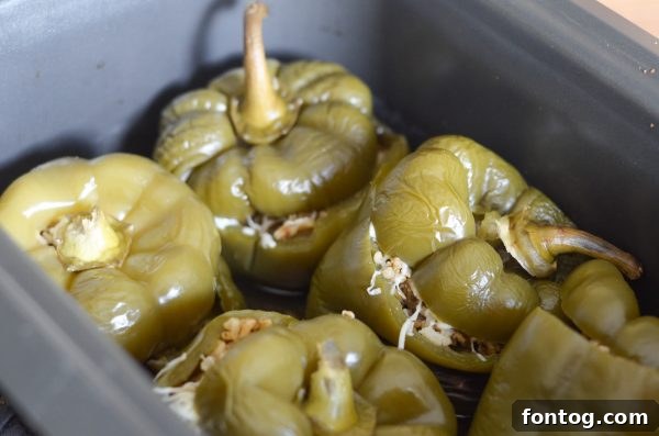 Slow Cooker Stuffed Peppers