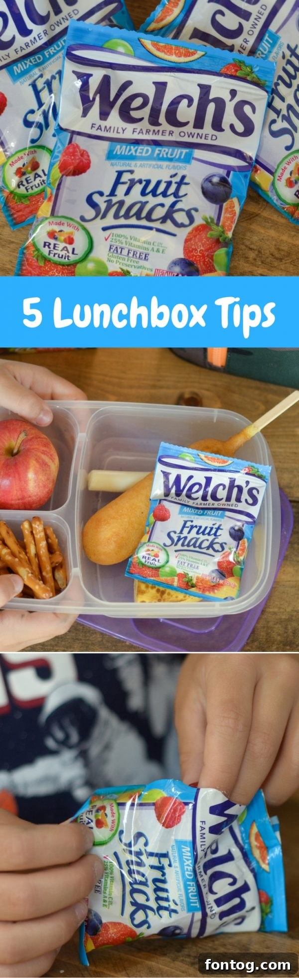 Pin this for later: 5 Ways to Help Teach Kids to Pack Their Lunch #WelchsFruitSnacks AD