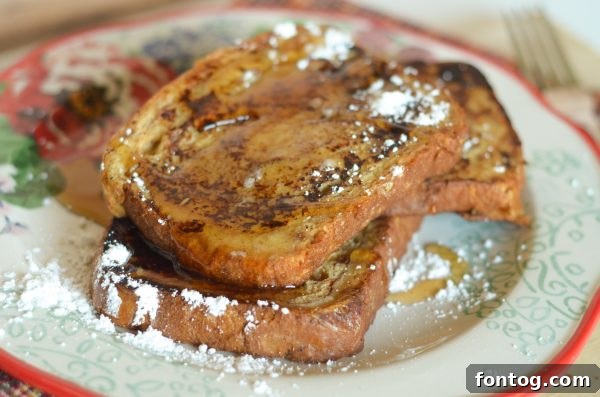 Autumn Spiced Pumpkin Maple French Toast 7 Plates of Maple & Pumpkin French Toast ready for a delicious breakfast