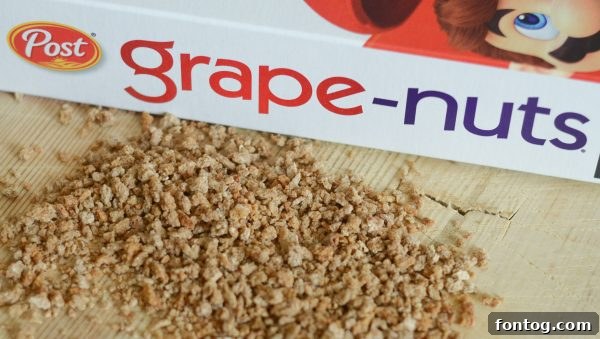 A Post Cereal box next to a bowl of Grape-Nuts, ready for a delicious breakfast or recipe