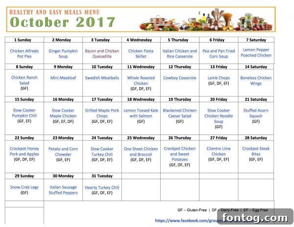 October's Smart Eats: 31 Fast, Wholesome Dinners 3 31 Easy, Healthy, Quick Dinner Recipes for October