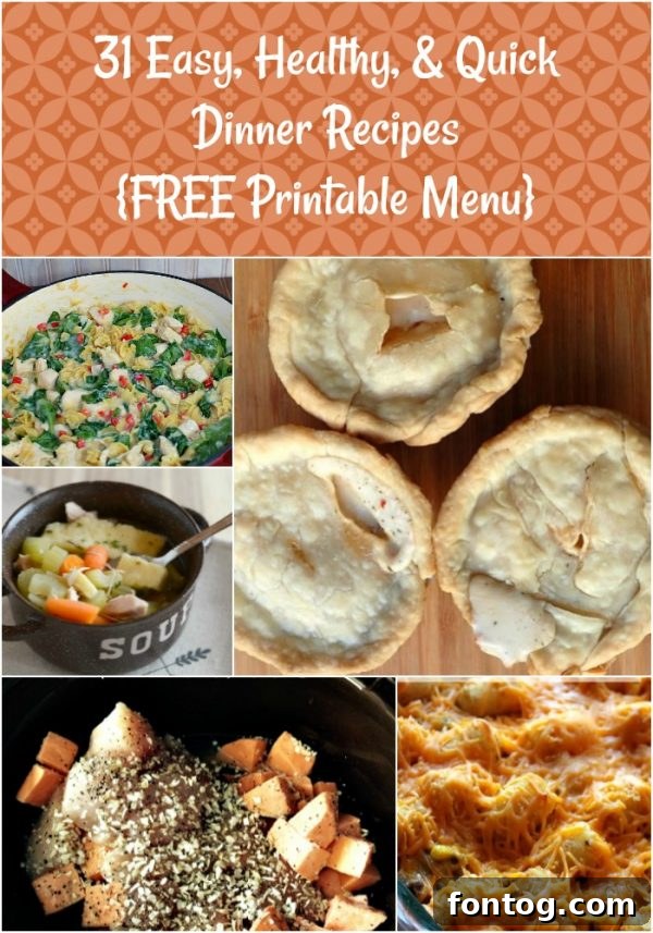 October's Smart Eats: 31 Fast, Wholesome Dinners 4 31 Easy, Healthy, Quick Dinner Recipes for October