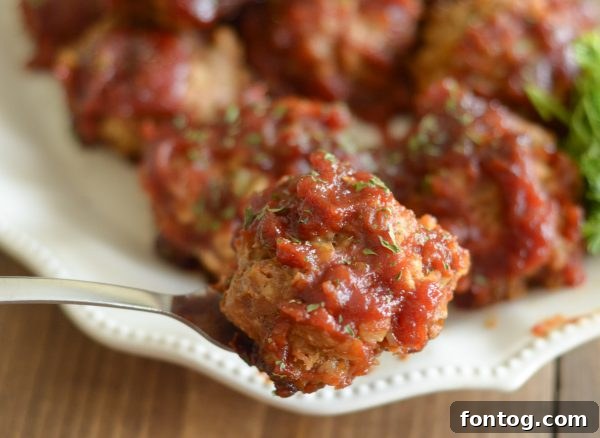 gluten-free tangy meatballs