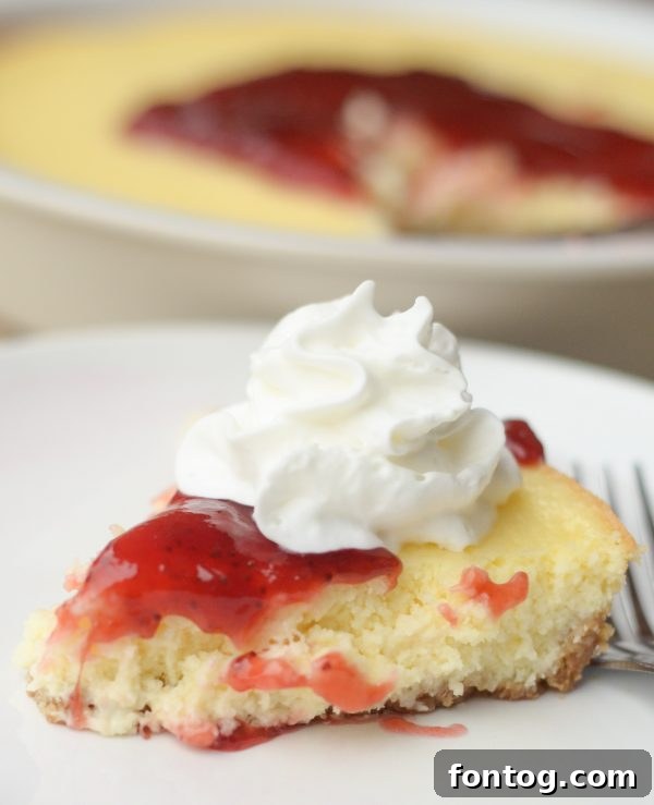 The Cheesecake Factory Bake-at-Home Mixes 2 Delicious Strawberry Cheesecake made with Cheesecake Factory At Home Mixes, ready to be served at home