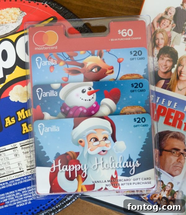 Assembling a Movie Night Gift Basket with Snacks and Gift Cards