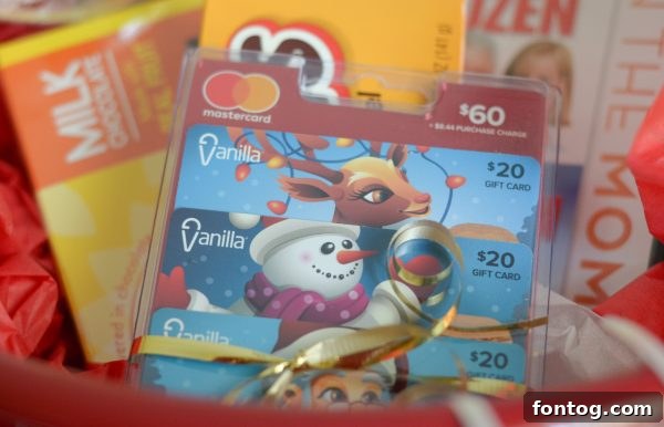 Walmart Gift Card Display Featuring Holiday Promotions