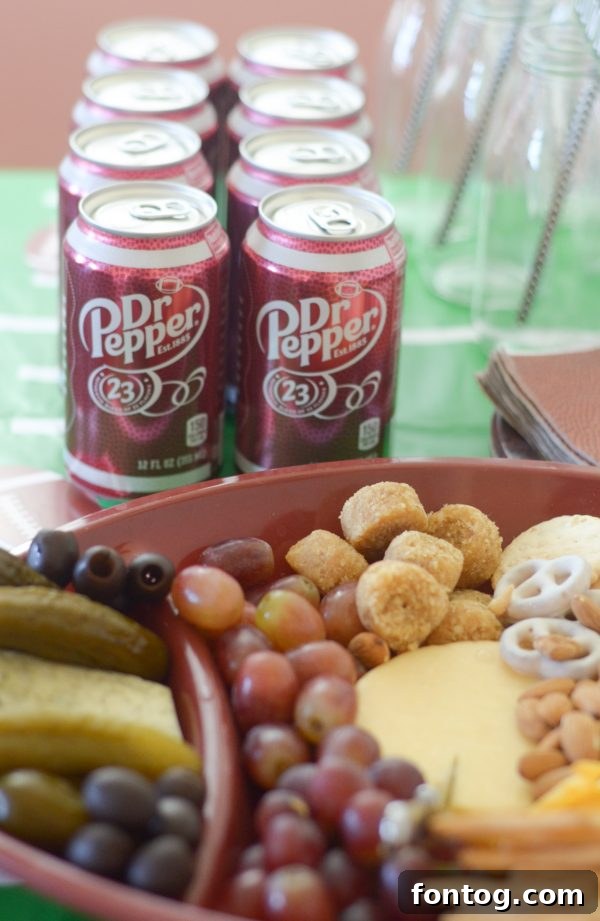 Touchdown Bites: Hosting the Ultimate Homegate with a Football Cheese Board 2 Homegating Party Football Cheese Board Setup
