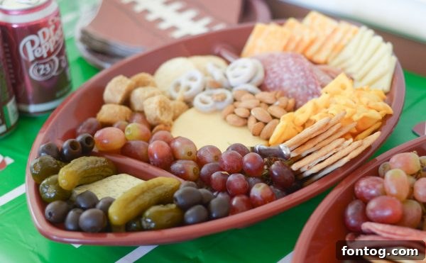 Touchdown Bites: Hosting the Ultimate Homegate with a Football Cheese Board 6 Ingredients for a football cheese board