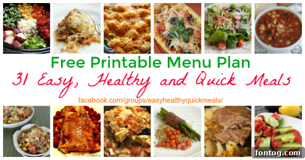 December's 31 Easy, Healthy, & Quick Meal Ideas 2 Delicious and healthy December meal plan featuring a variety of quick recipes