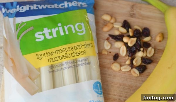 Nourishing Nibbles for a Fresh New Year 2 Better-For-You Snack Options with Weight Watchers String Cheese