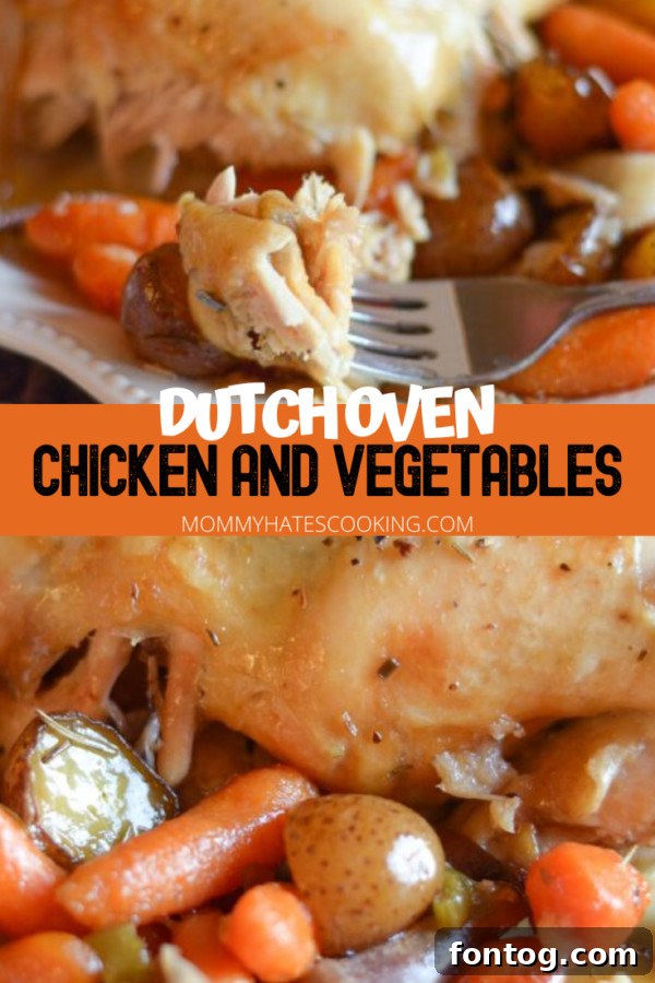 Lemon Pepper Chicken and Roasted Veggies: A Dutch Oven Delight 8 A freshly cooked whole chicken resting in a Dutch oven with roasted root vegetables