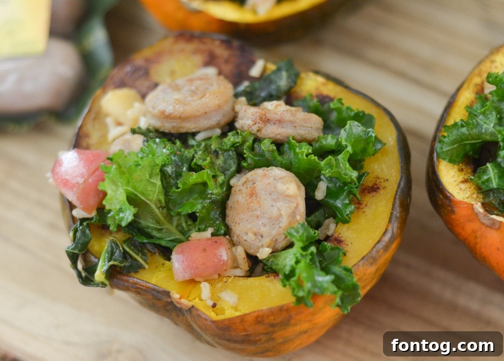Stuffed Acorn Squash dish