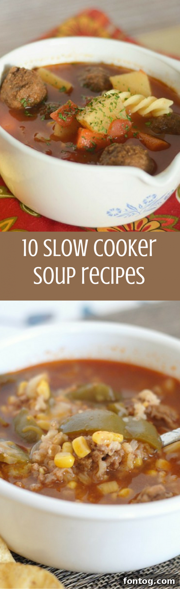 10 Soul-Warming Slow Cooker Soups 6 10 Slow Cooker Soup Recipes