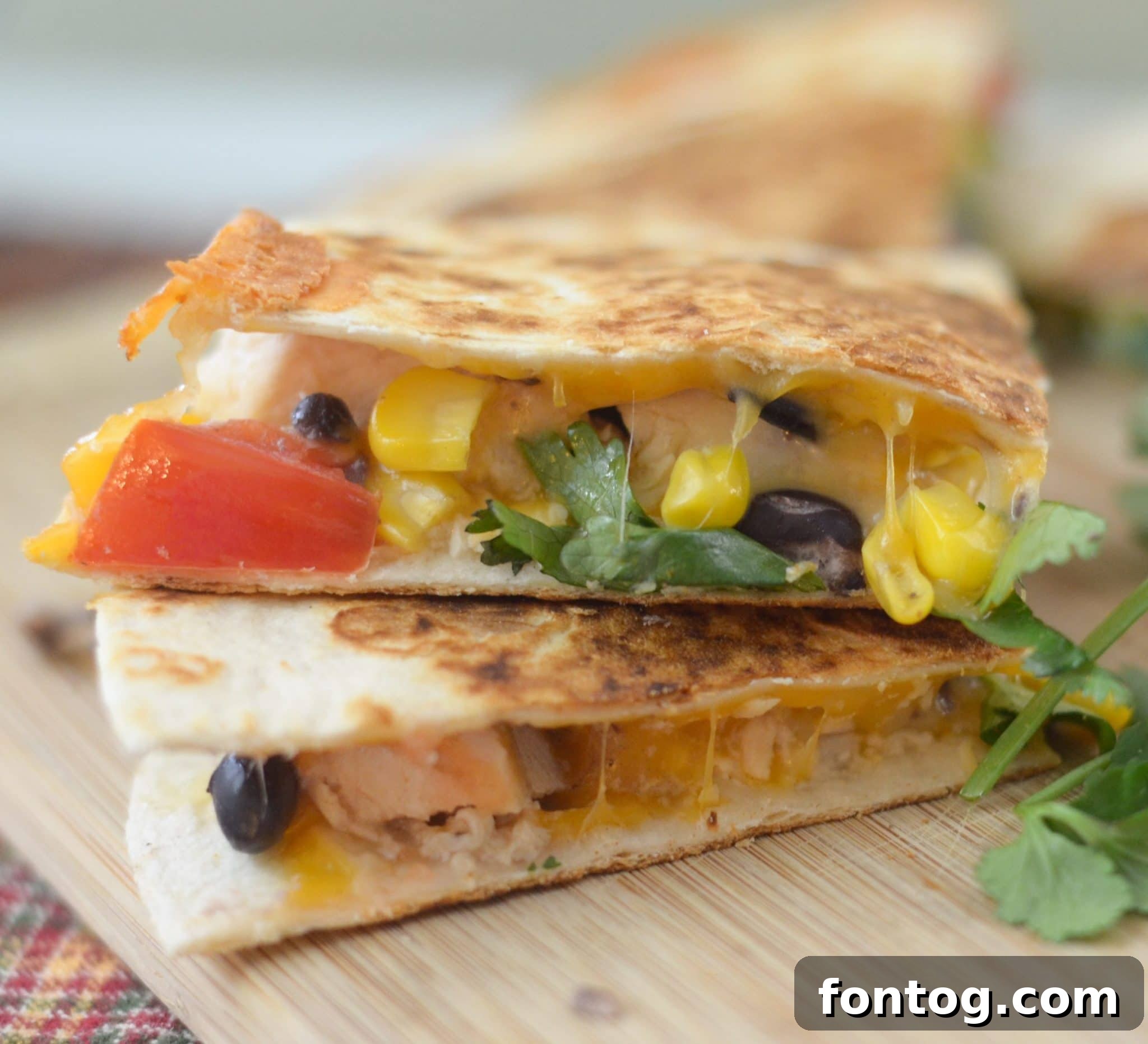 Fiesta Chicken Corn Quesadillas 7 Chicken and Corn Salsa Quesadilla