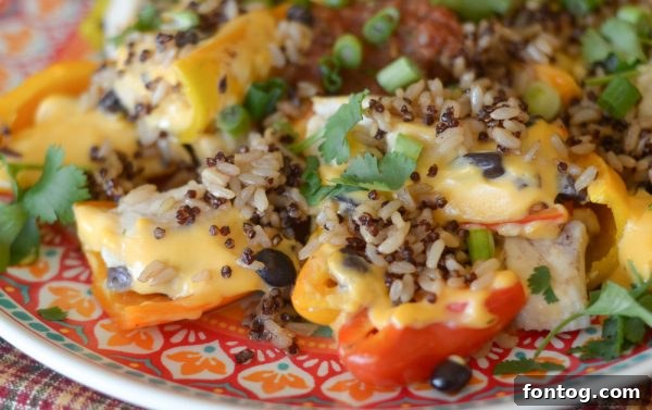 Table spread with Cheesy Sweet Pepper Nachos and other appetizers.