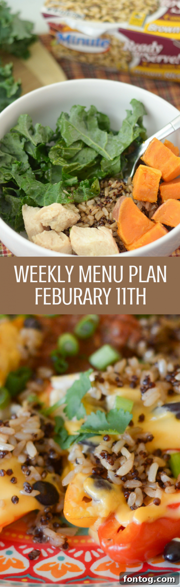 Weekly Menu Plan - Week of February 11th - Pin for Later