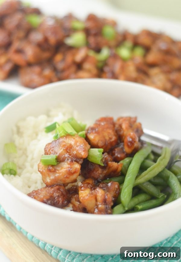 Air Fryer Chicken Teriyaki Bowls - Crispy chicken with homemade teriyaki sauce
