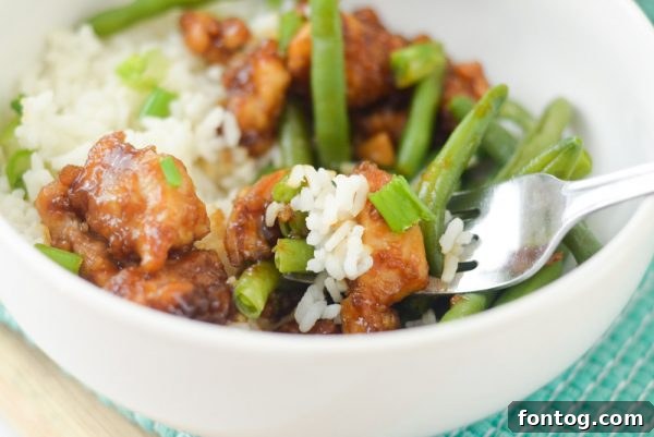 Air Fryer Chicken Teriyaki Bowls - Ready to serve