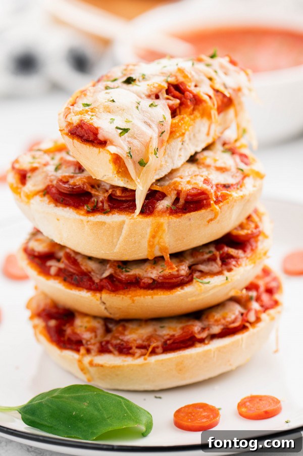 air fryer pizza bagels