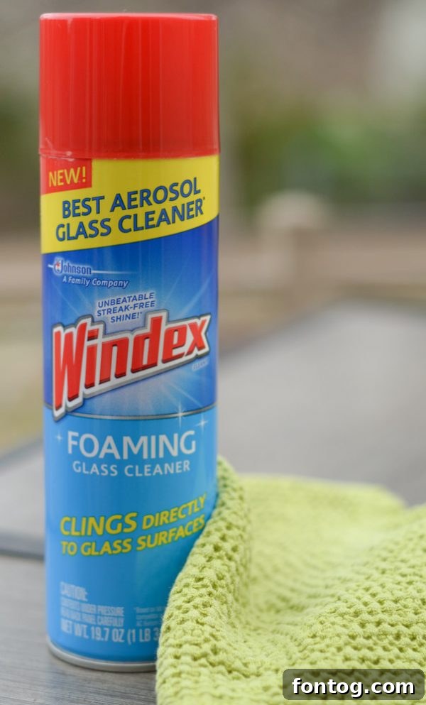 Experience the brighter, cleaner home with Windex® Foaming Glass Cleaner. #WindexSparkle #ad