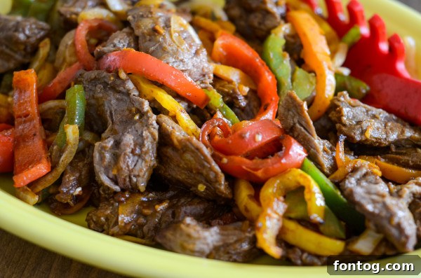 air fryer steak fajitas